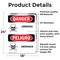 Signmission Ammonia - Amoniaco Danger Sign, Vinyl Decal, 18in W x 24in L, 2PK OS-2PACK-DS-D-1824-VS-1992 - alternate 4